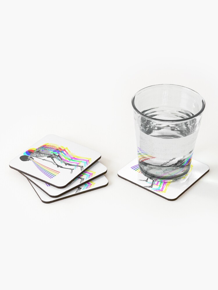 Alternate view of Super Rainbow Coasters (Set of 4)