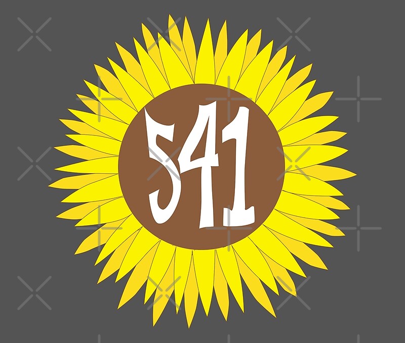 "Hand Drawn Oregon Sunflower 541 Area Code" by itsrturn | Redbubble