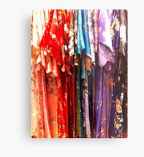 Colorful Kimonos Metal Print