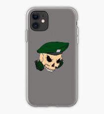 Military Skull Grenades iPhone Case