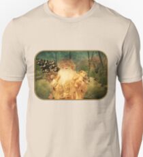 Victorian Christmas ~ White Santa Slim Fit T-Shirt