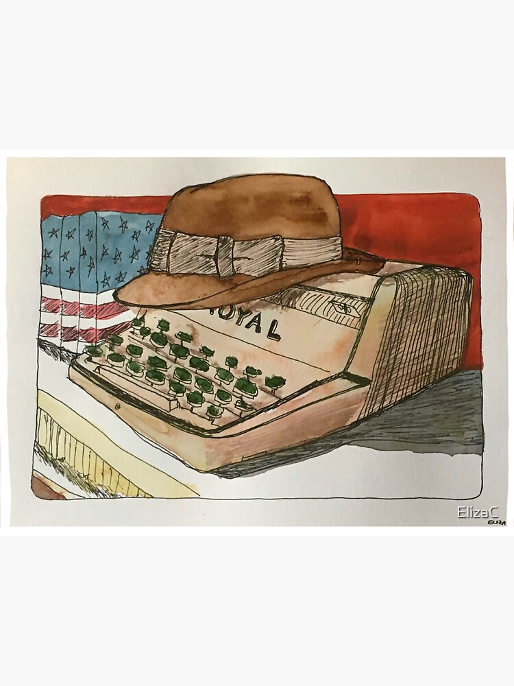 Royal Typewriter and Stetson by ElizaC