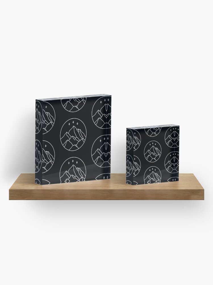 Alternate view of The Night Court (small) Acrylic Block