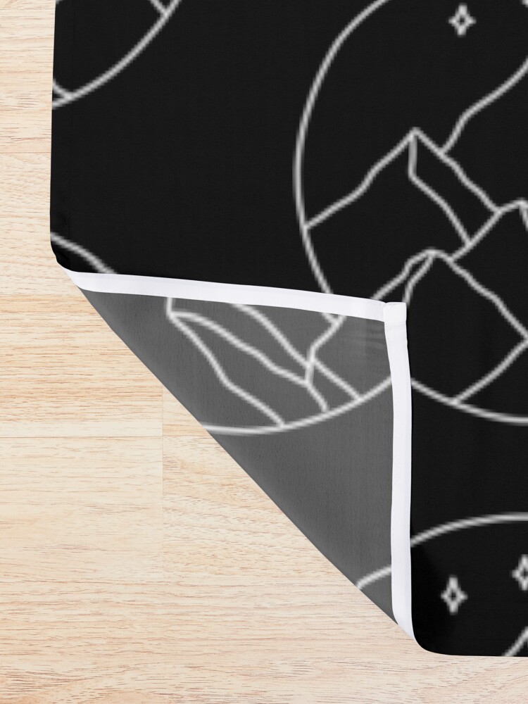 Alternate view of The Night Court (large) Shower Curtain