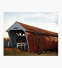 Imes Covered Bridge (Bridges of Madison County) Photographic Print