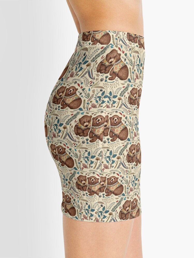Alternate view of Whimsical Bear Pair with Fantasy Flora Mini Skirt