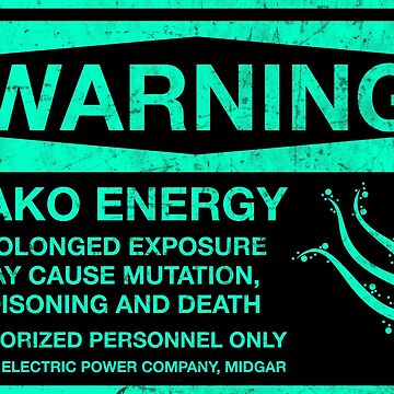 Artwork thumbnail, Warning: Mako Energy by merimeaux