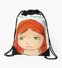 Red Hair . . . Don't Care Drawstring Bag