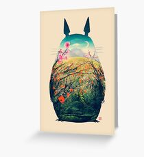 Tonari No Totoro Greeting Card