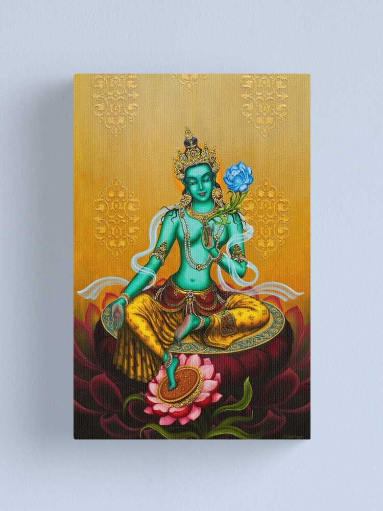 Alternate view of Green Tara Canvas Print