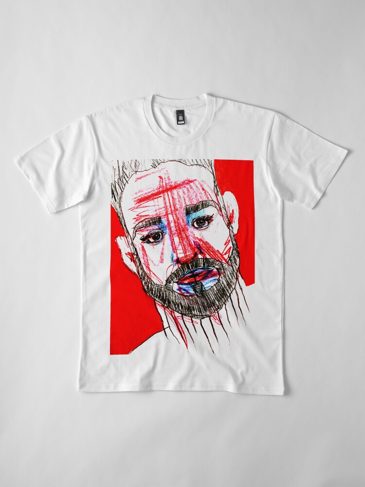 Alternate view of BAANTAL / Hominis / Faces #11 Premium T-Shirt