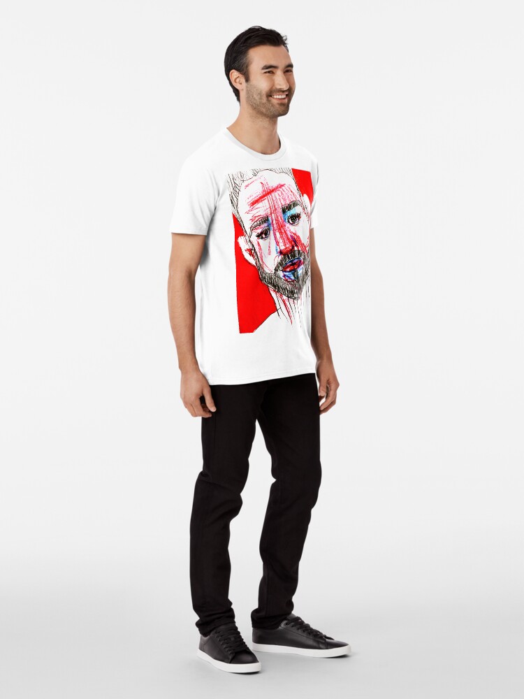 Alternate view of BAANTAL / Hominis / Faces #11 Premium T-Shirt