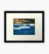going vertical Framed Print