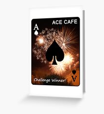 ACE CAFE - challenge winner banner Greeting Card