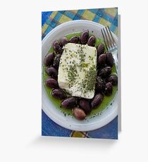 Gourmet Travels - Greece Greeting Card