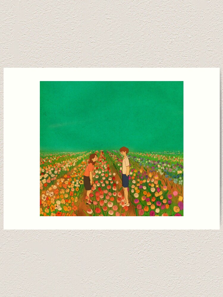Alternate view of You are more beautiful than flowers. Art Print