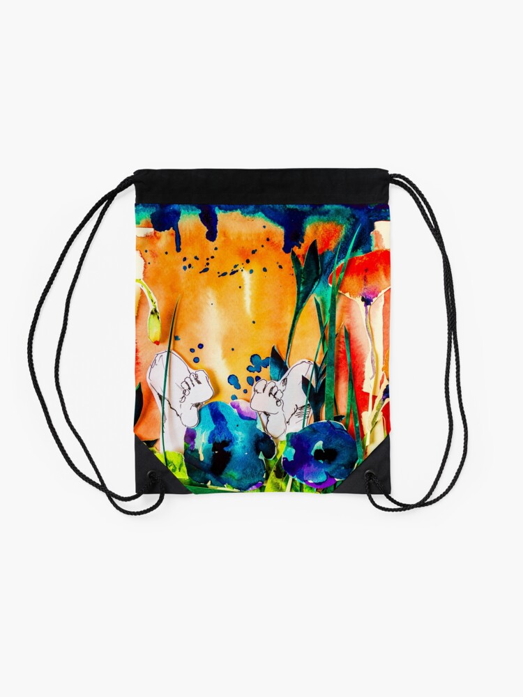 Alternate view of BAANTAL / Pollinate / Evolution #9 Drawstring Bag