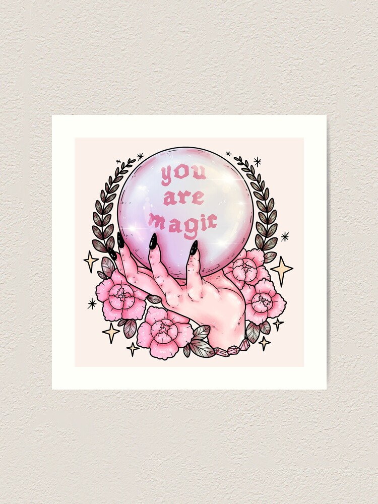 Alternate view of You Are Magic *pink* Art Print