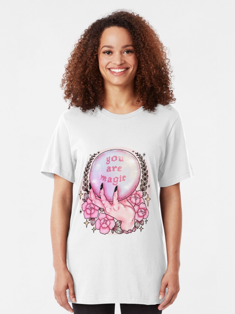 Alternate view of You Are Magic *pink* Slim Fit T-Shirt