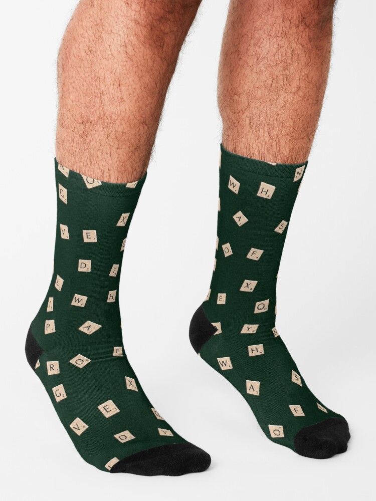 Alternate view of Scrabble Socks