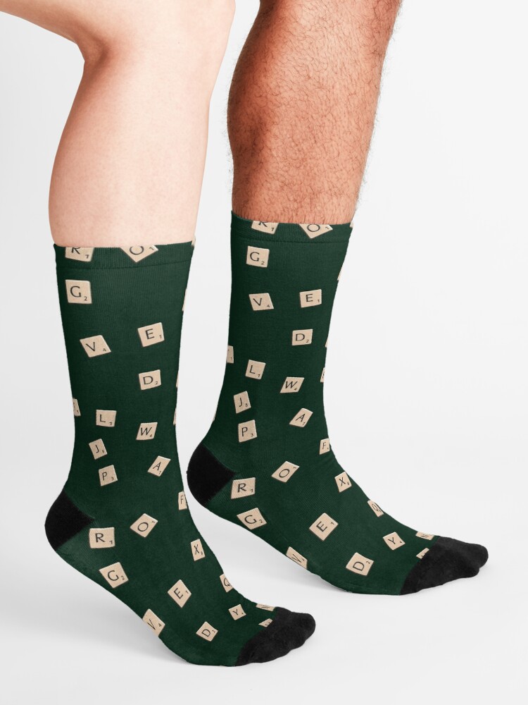 Alternate view of Scrabble Socks