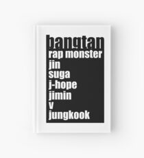 BTS/Bangtan Boys + Names Hardcover Journal