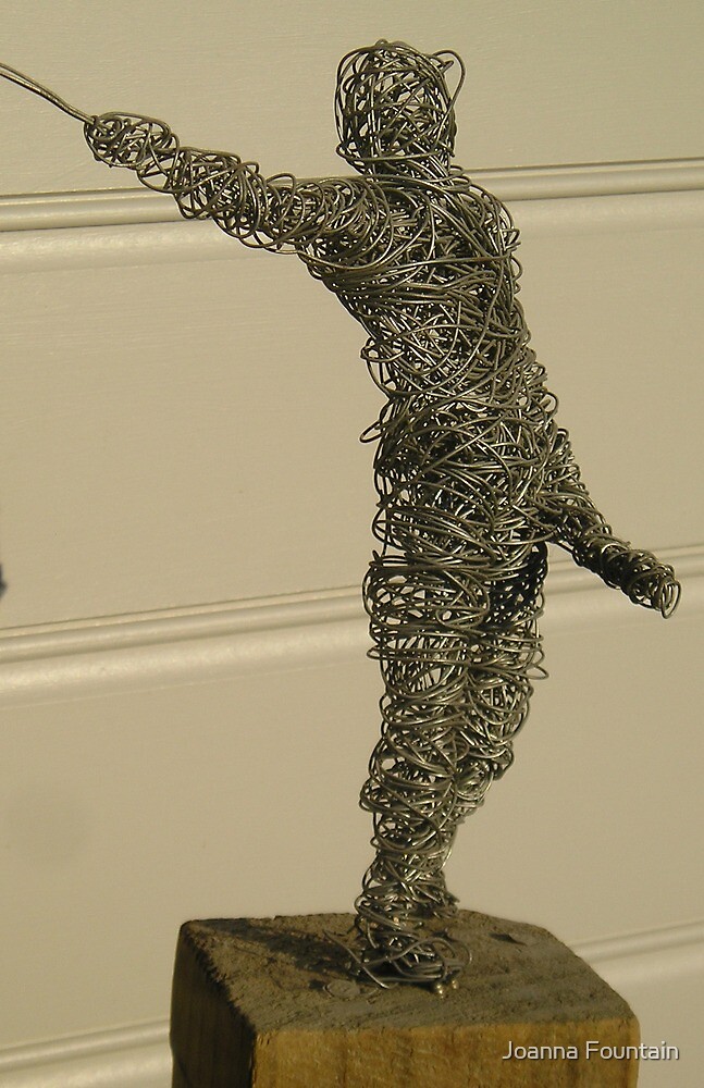 "wire sculpture - ring master" by Joanna Fountain | Redbubble