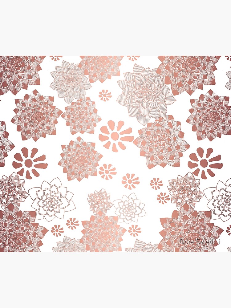 Roségold-Rosetten von grigoriidesign
