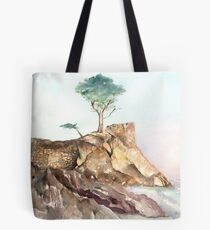 Lone Cypress - Monterey CA Tote Bag