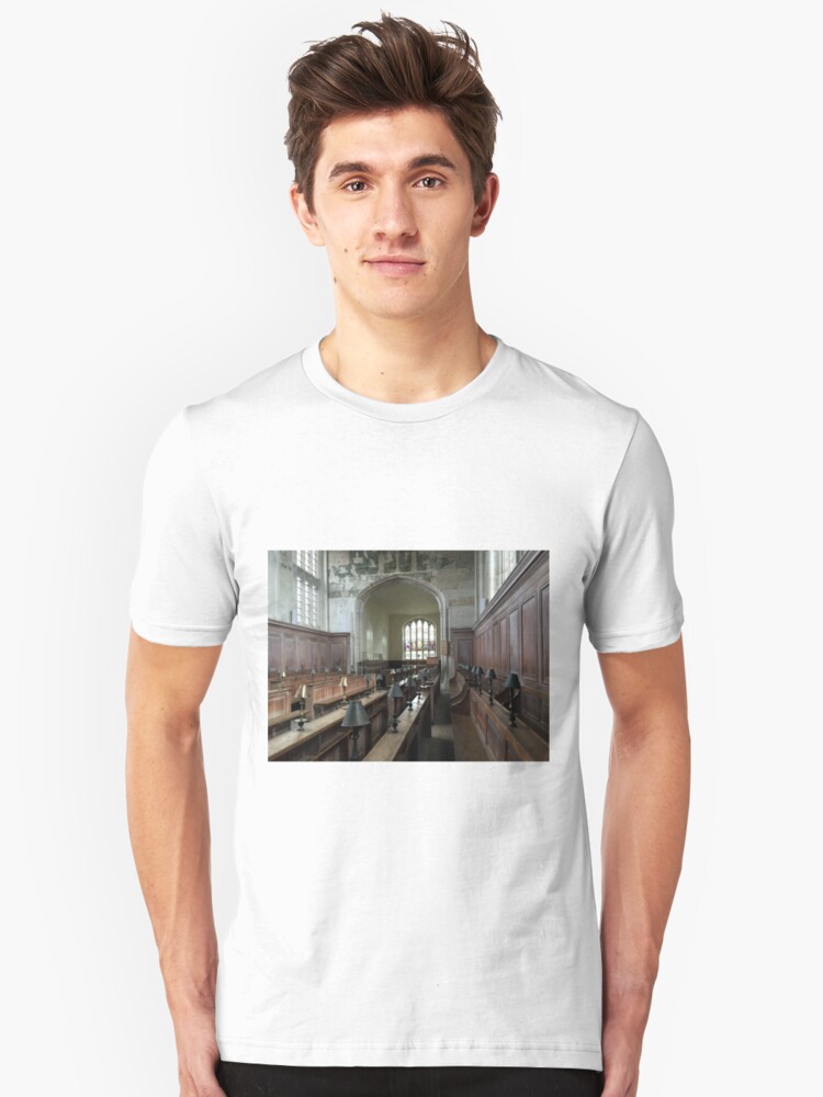 Alternate view of Guild Chapel Interior, Stratford Upon Avon, England. Slim Fit T-Shirt