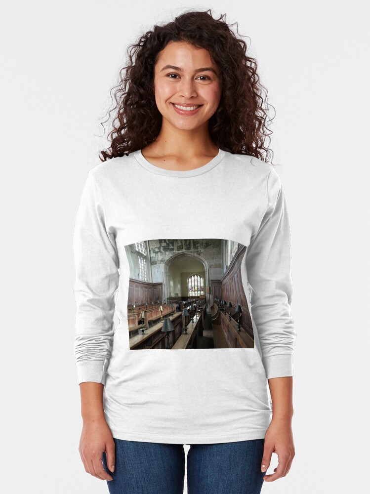 Alternate view of Guild Chapel Interior, Stratford Upon Avon, England. Long Sleeve T-Shirt