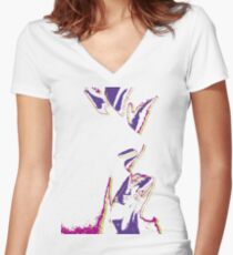 My bloody Valentine - Glider Women's Fitted V-Neck T-Shirt