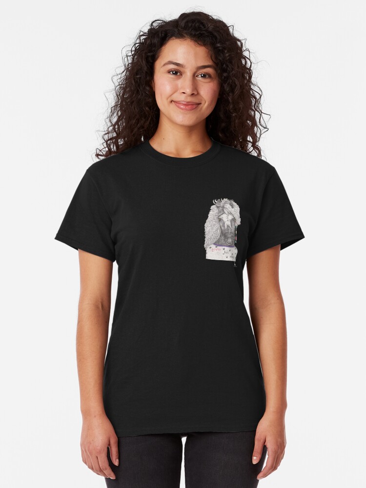 Vista alternativa de Camiseta clásica Caballo