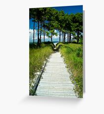 Walkway Greeting Card