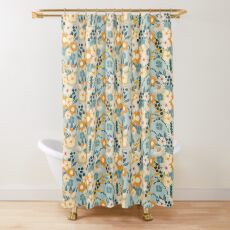 Chicken Bouquet Shower Curtain