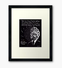 "Richard Buckminster Fuller" Framed Print