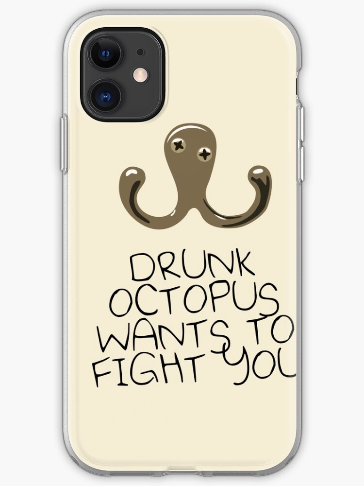 Drunk Octopus iPhone 11 case Drunk Octopus iPhone 11 case