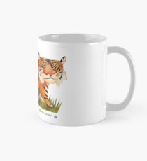 Bengal-Tiger-Karikatur Tasse (Standard)
