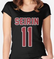 SEIRIN 11 Tetsuya Kuroko (Away) Women's Fitted Scoop T-Shirt