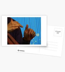 PLUCKING FINGERS Postcards