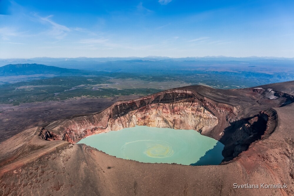  Acid lake  of a Stratovolcano Kamchatka by Svetlana 