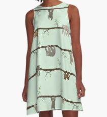 sloths A-Line Dress