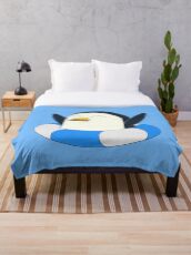 Copy of Gunter Catching Rays! Throw Blanket