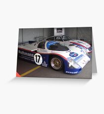 Historic racers Greeting Card