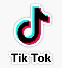 Tik Tok Logo Stickers | Redbubble