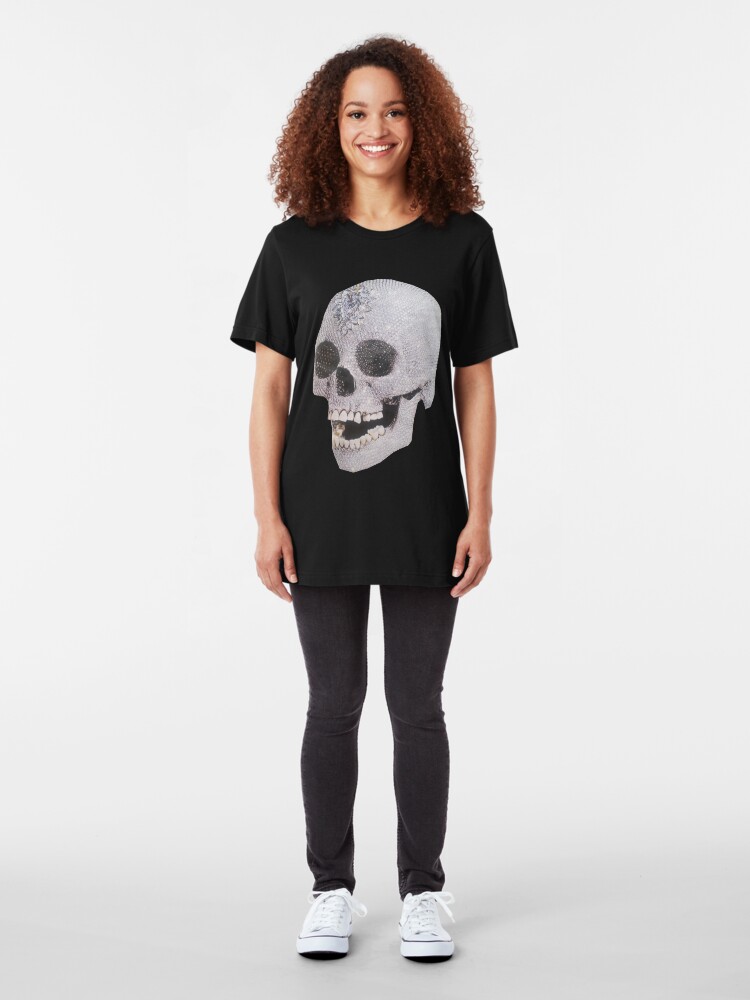 Alternate view of "Adelaide's Laughing Skull" Clothing Slim Fit T-Shirt