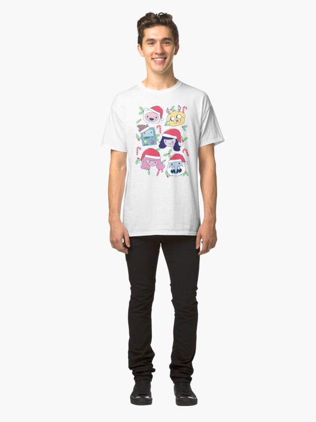Vista alternativa de Camiseta clásica Christmas Friends (Hora de aventura)