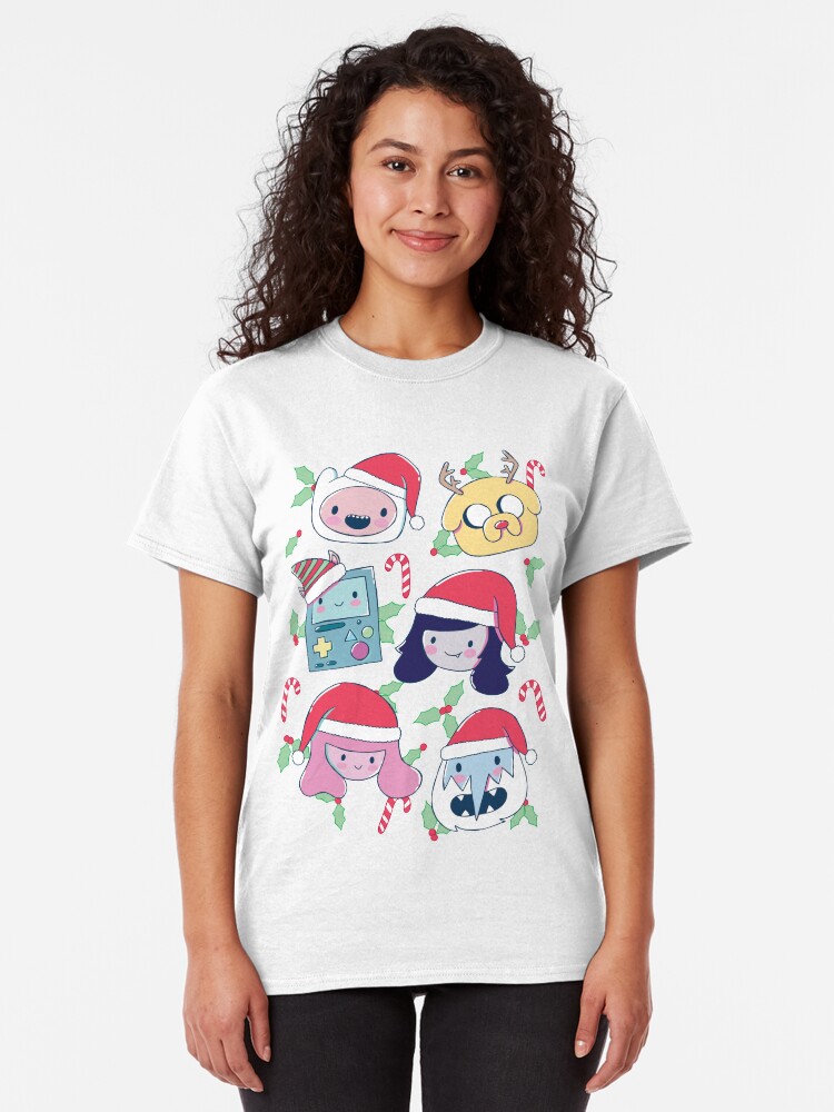 Vista alternativa de Camiseta clásica Christmas Friends (Hora de aventura)