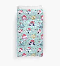 Christmas Friends (Adventure Time) Duvet Cover
