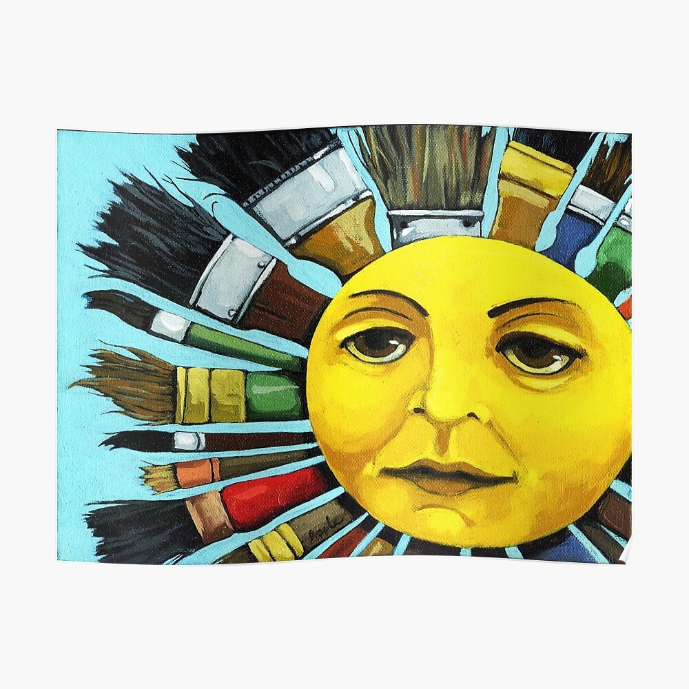 "Sun CBS Sunday Morning Show" Poster by LindaAppleArt Redbubble